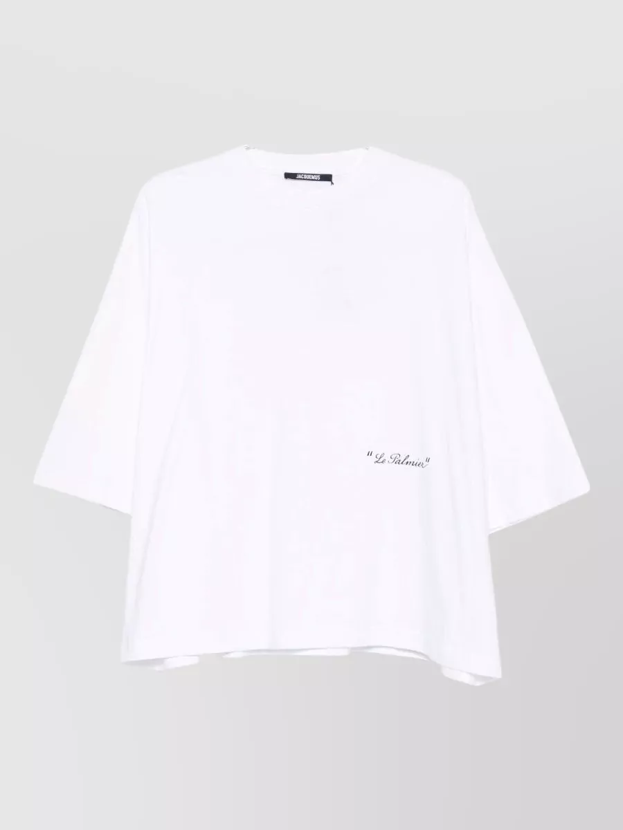 Jacquemus oversized cotton t-shirt
