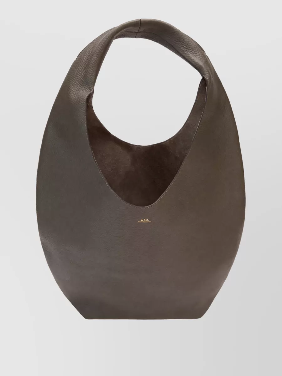 A.p.c. Neige Leather Shoulder Bag