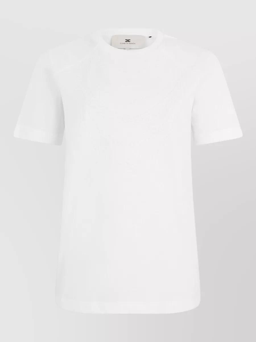 Elisabetta Franchi Cotton printed t-shirt