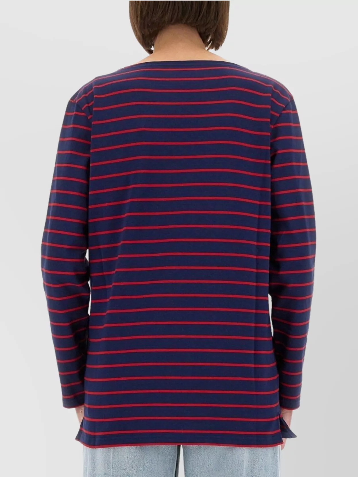 Valentino Striped Cotton Jersey Top