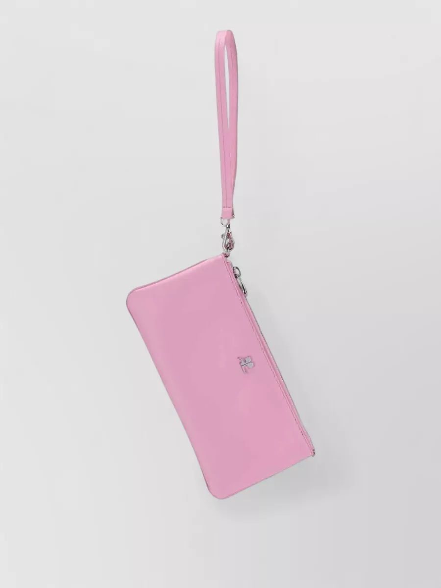 Courrèges Rectangular Clutch Bag Detachable And Wrist Strap