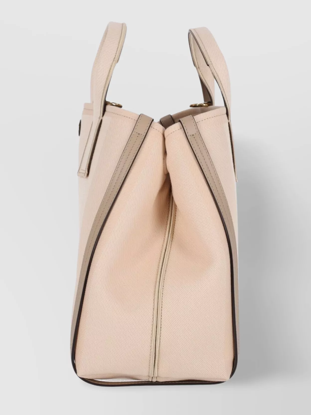 Chloé Carryall Tote With Top Handles And Contrast Trim