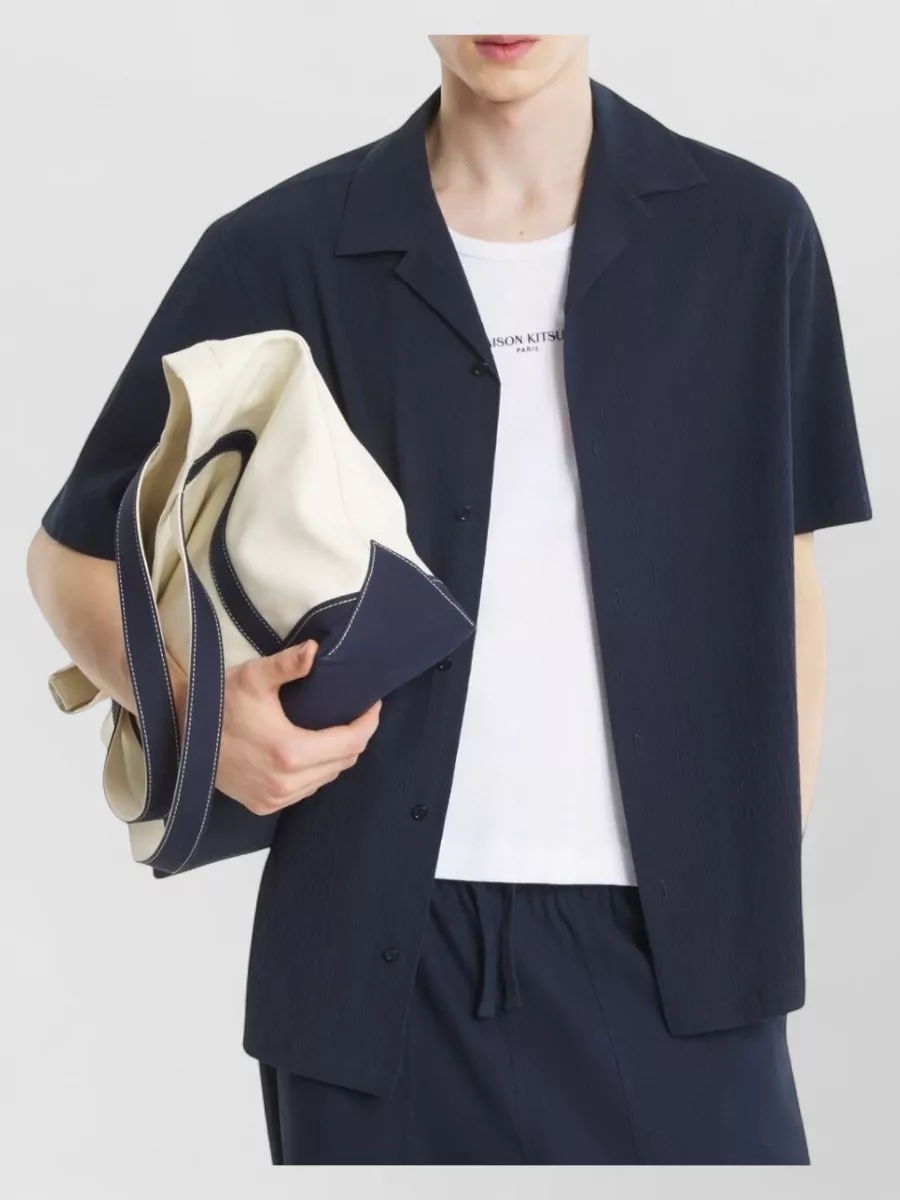 Maison Kitsuné Seersucker Shirt
