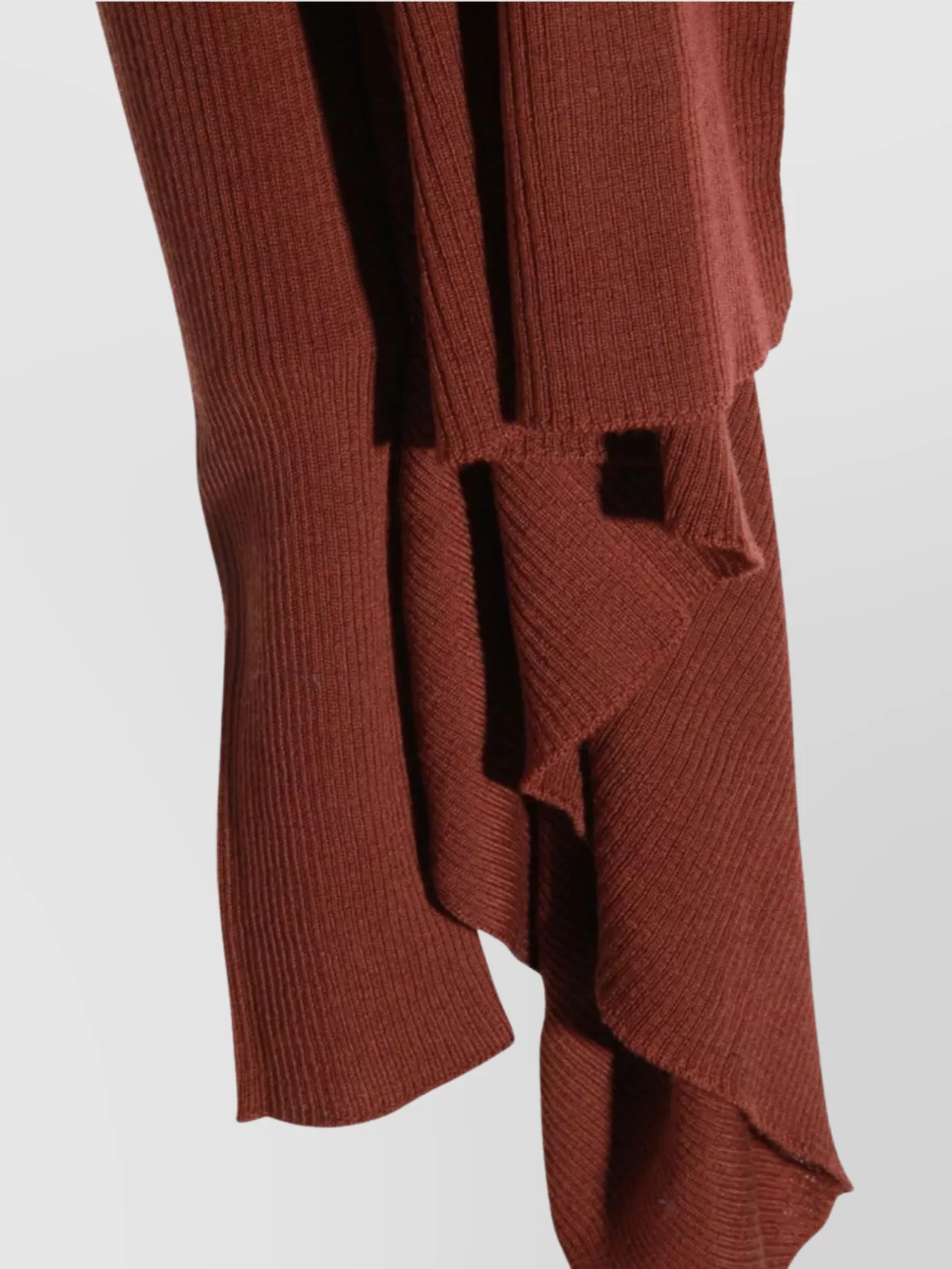 Rick Owens Draped Front Crewneck Knitwear