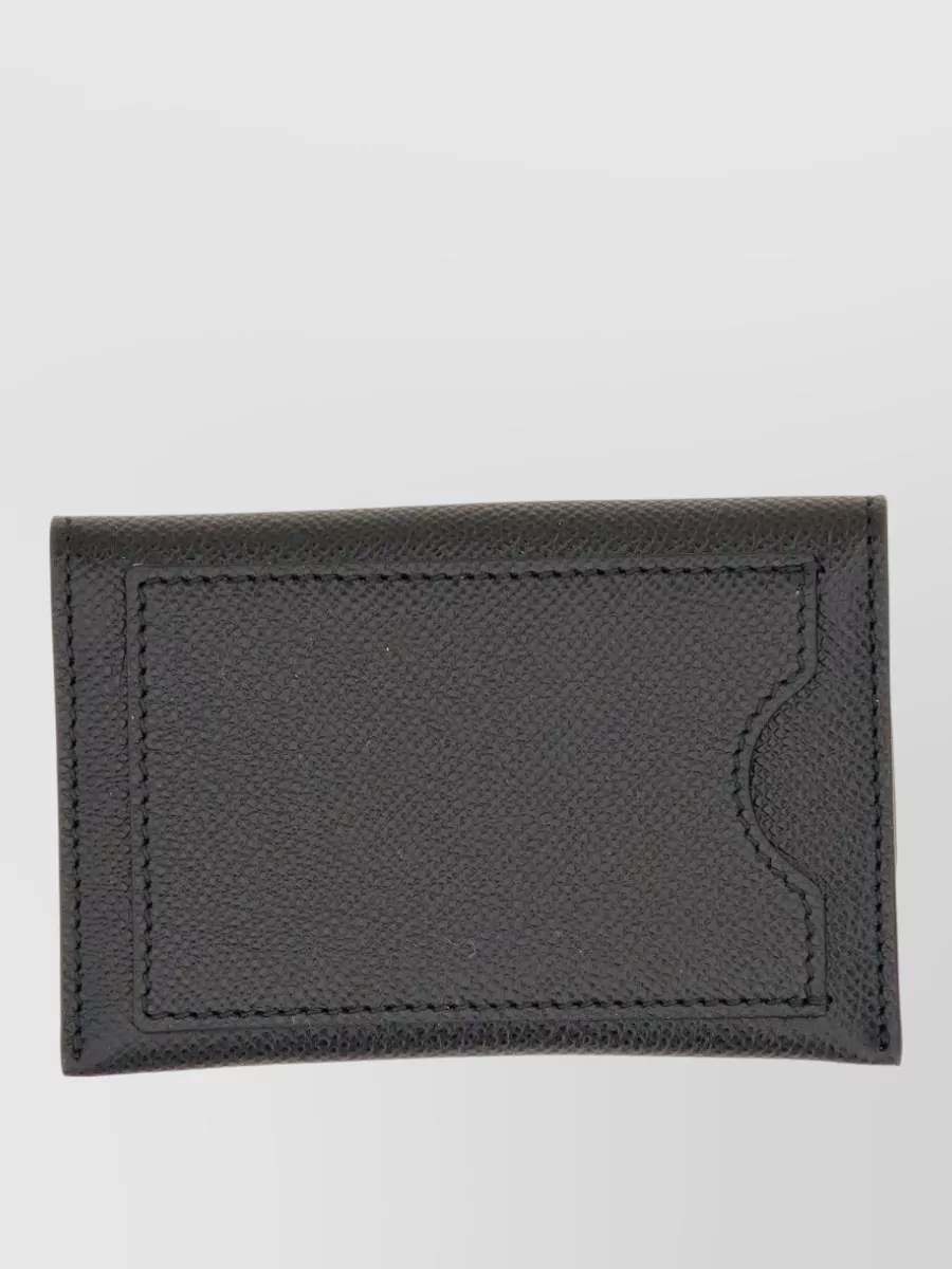 Ferragamo Leather Cardholder Gold-tone Hardware