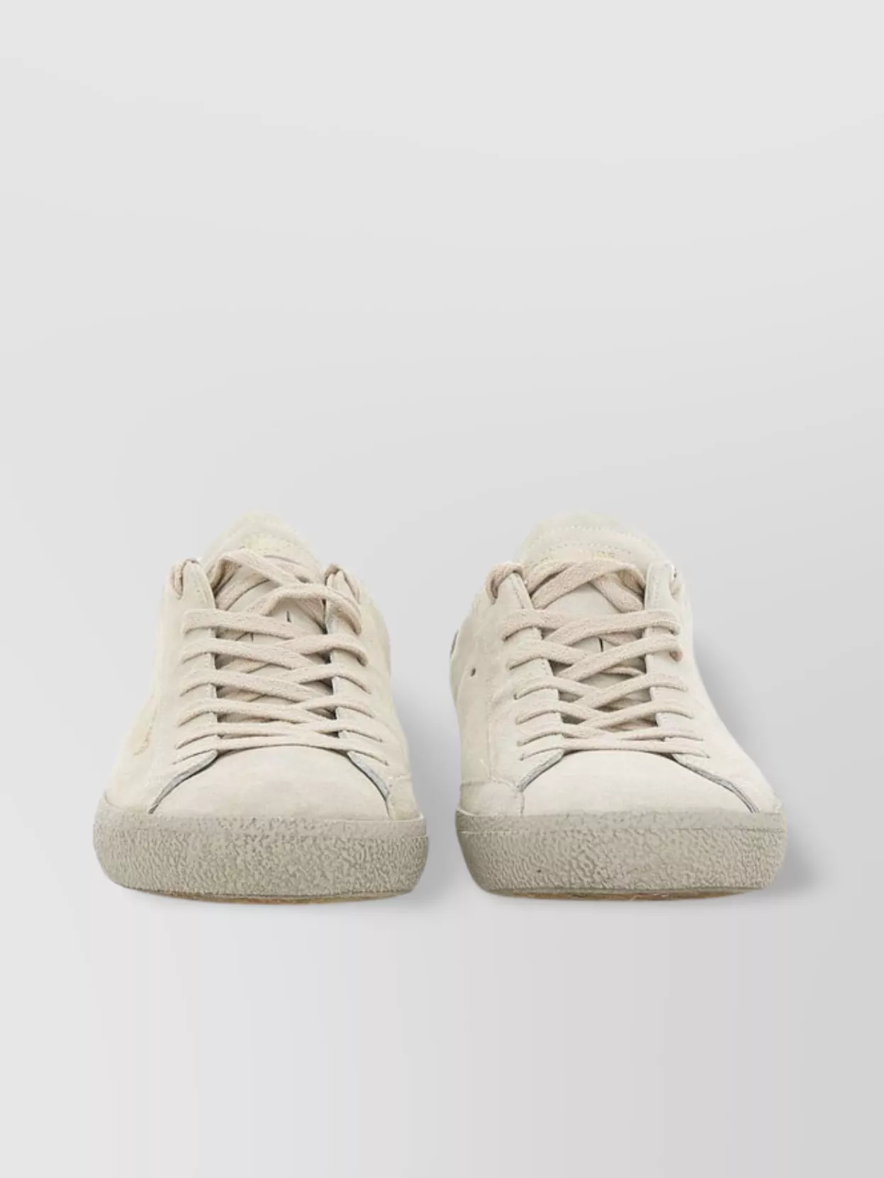 PHILIPPE MODEL 'PRLUDT02' LEATHER MEN'S TRAINERS WITH MARBLED SOLE