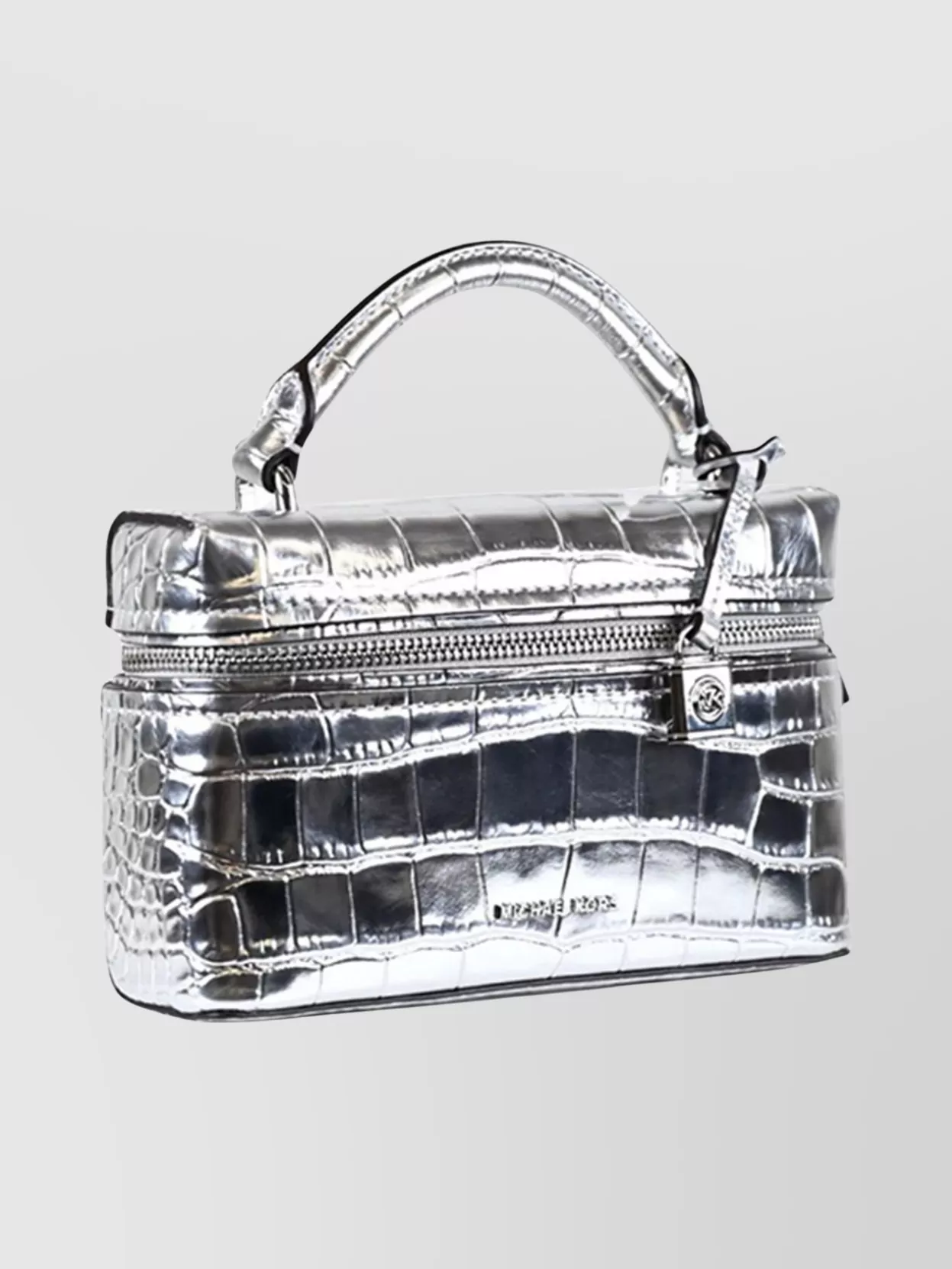 Michael Kors Crocodile Embossed Crossbody Bag Top Handle