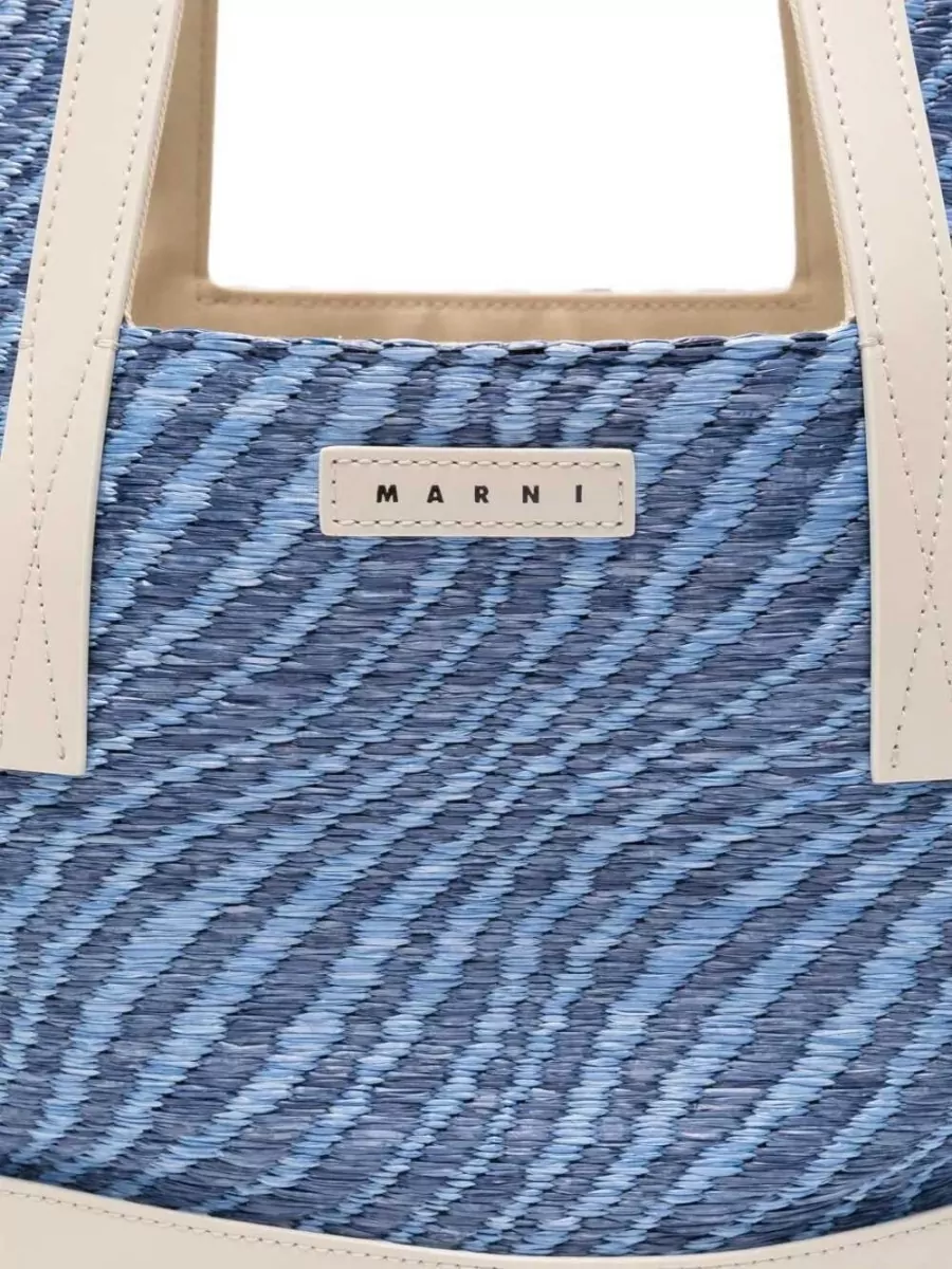 Marni Tropicalia Small Woven Tote Bag