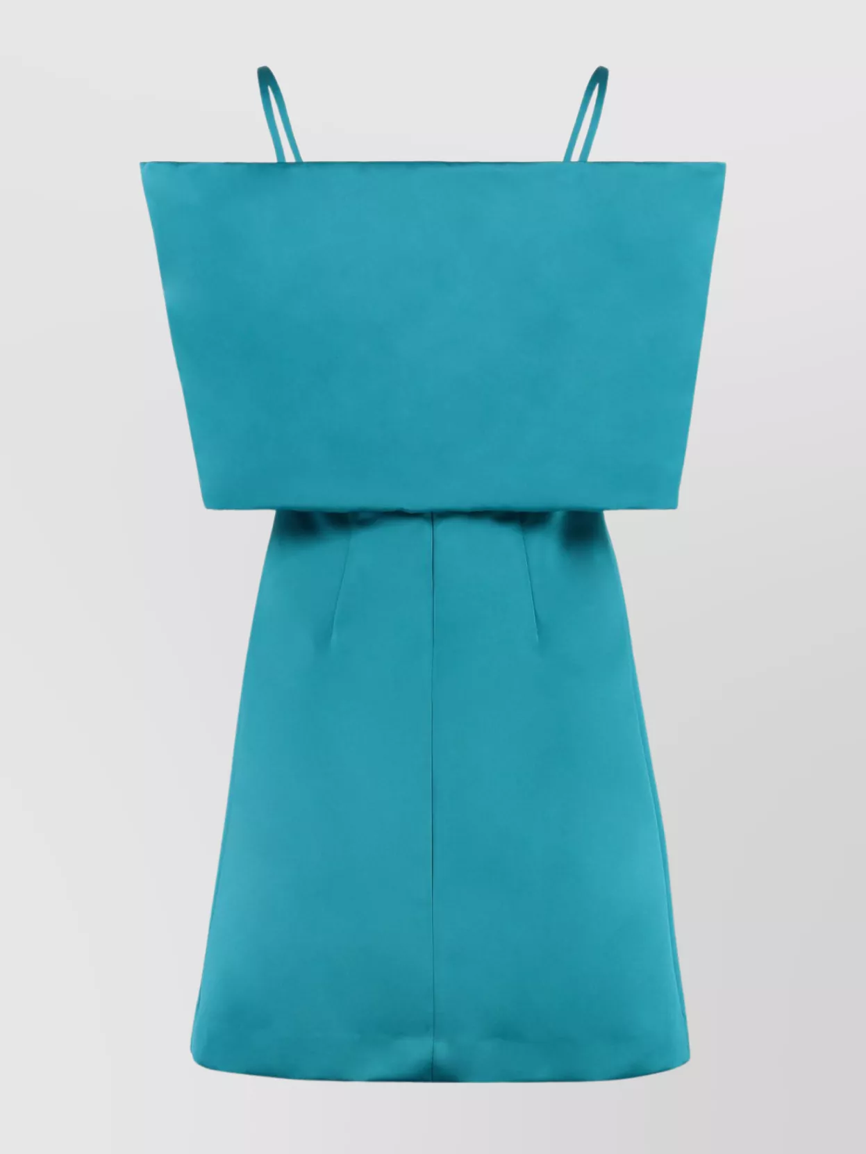 Parosh Bow Detail Knee-Length Dress With Adjustable Straps