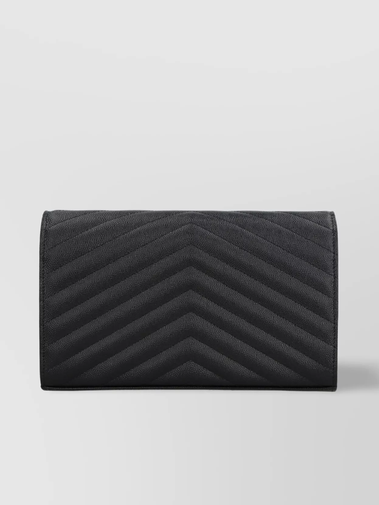 Saint Laurent Cassandra Leather Chain Wallet