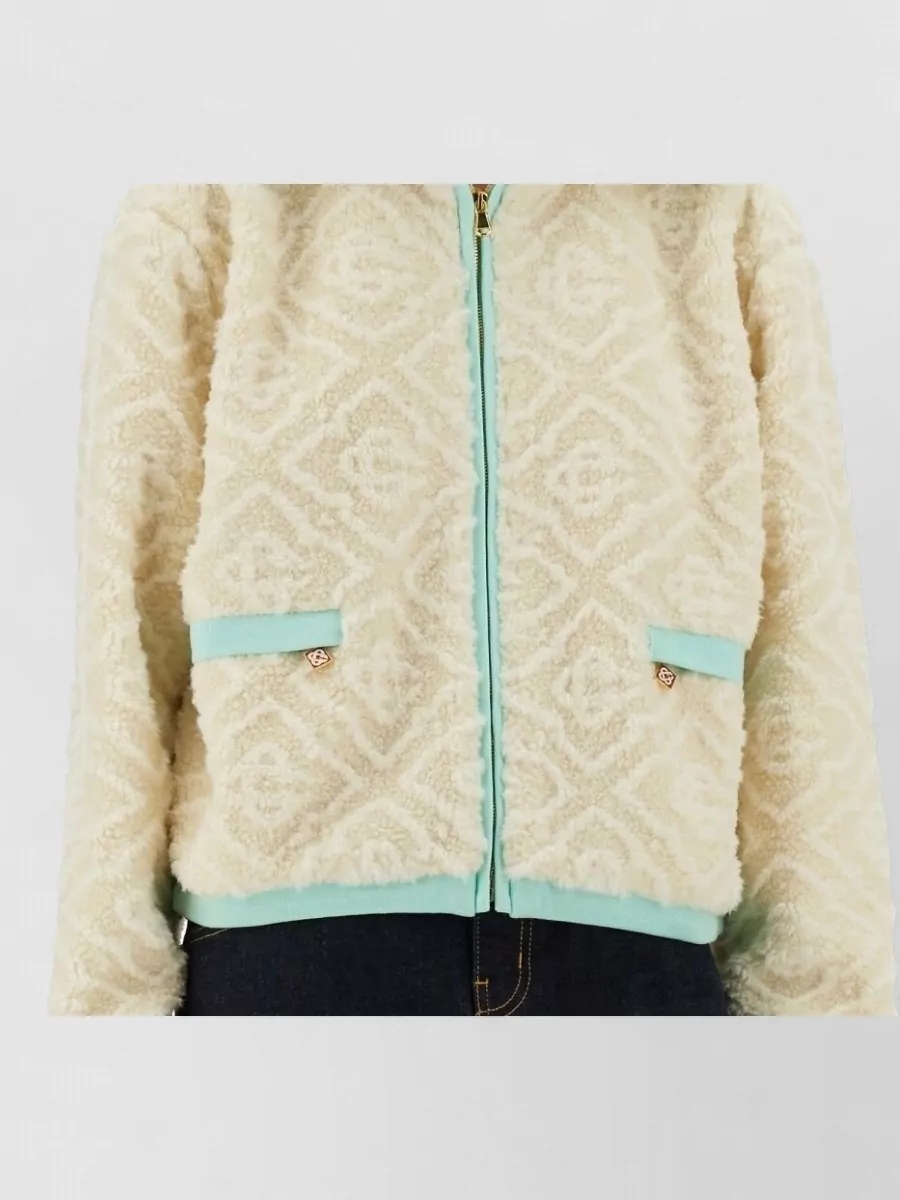 Casablanca Monogrammed Fleece Jacket