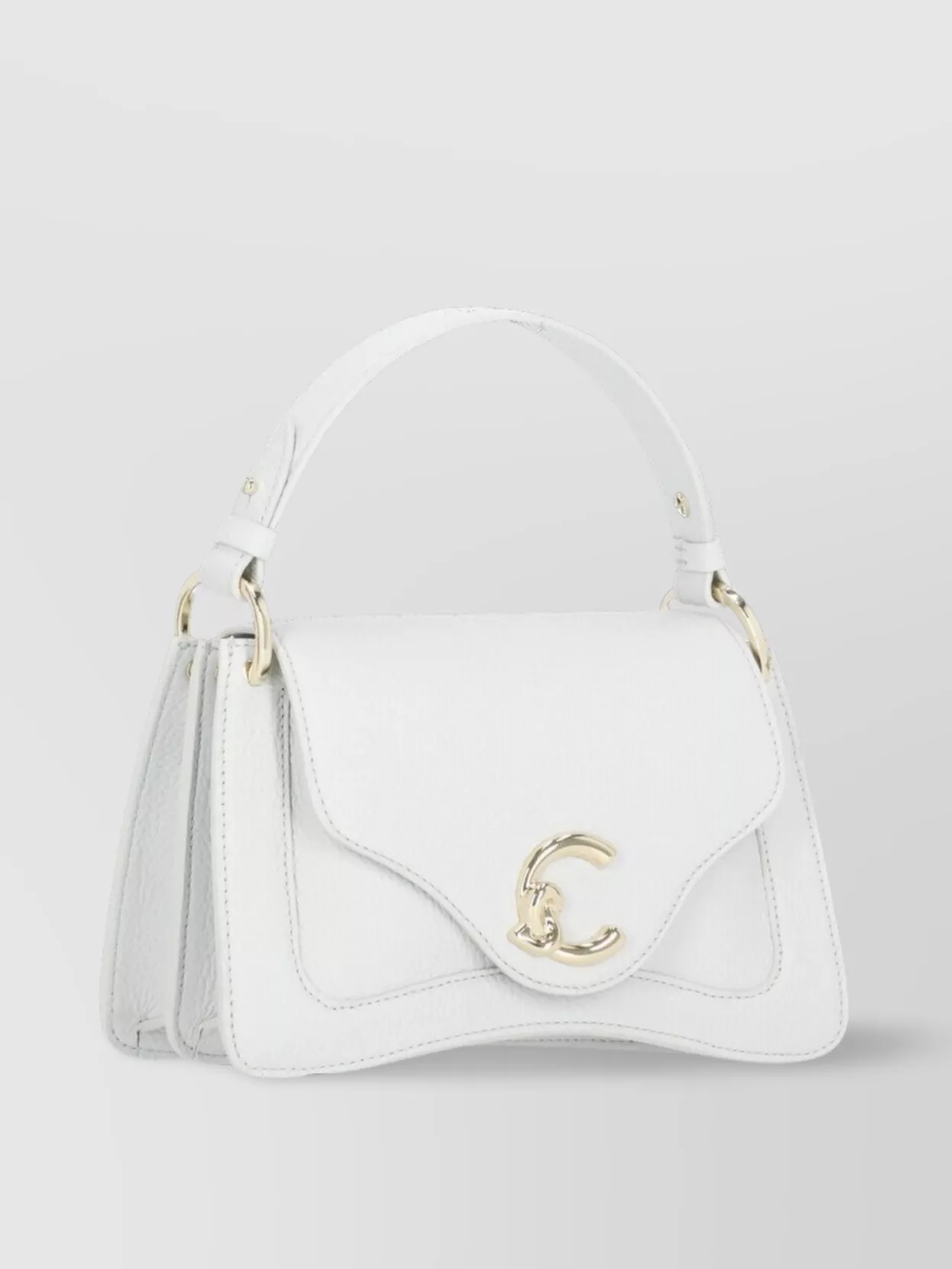 Coccinelle Pebbled Leather Shoulder Bag
