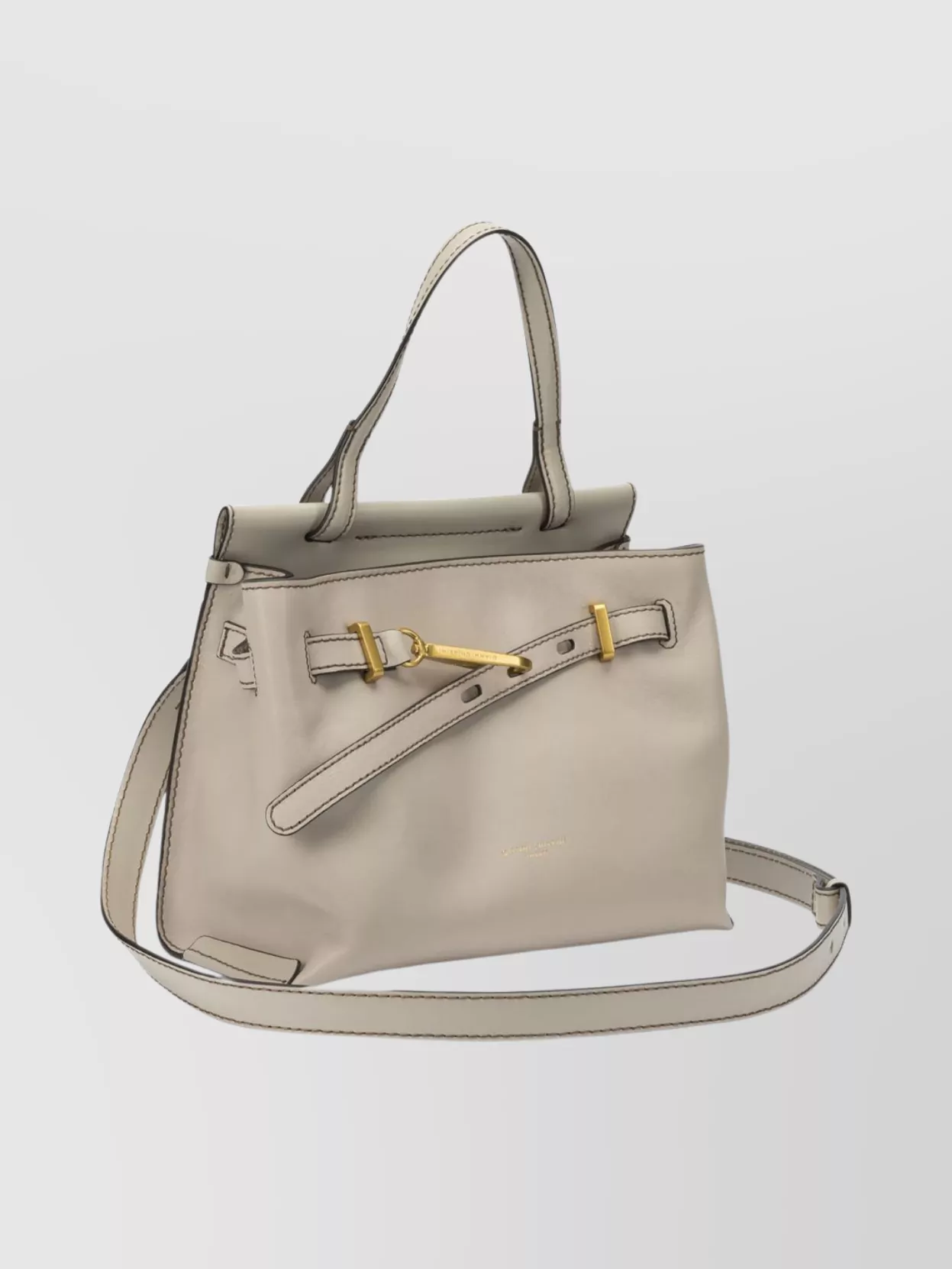 Gianni Chiarini Stylish Crossbody Bag Top Handles In Gray