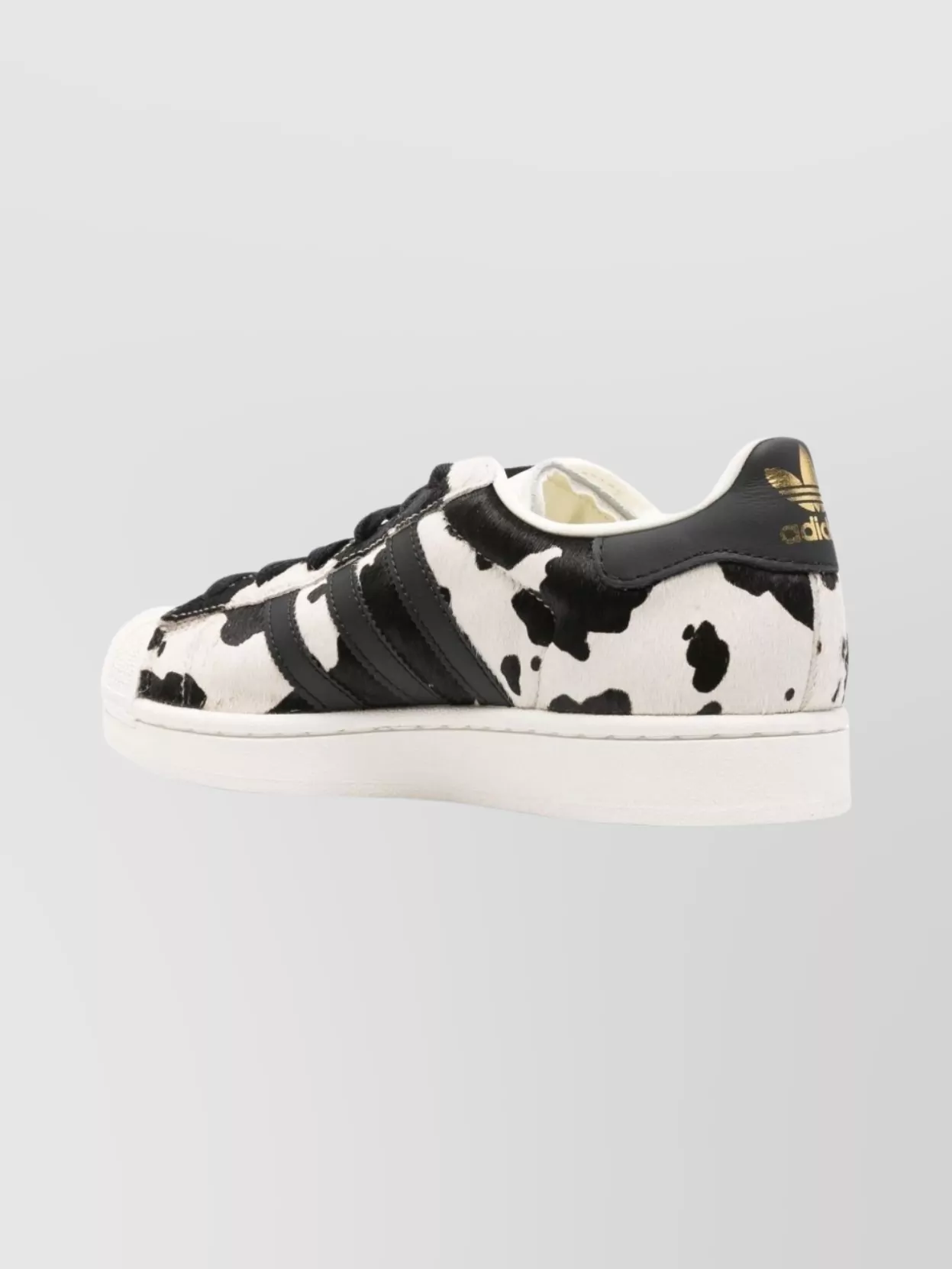 Adidas Leather Animal Print Low-Top Sneakers