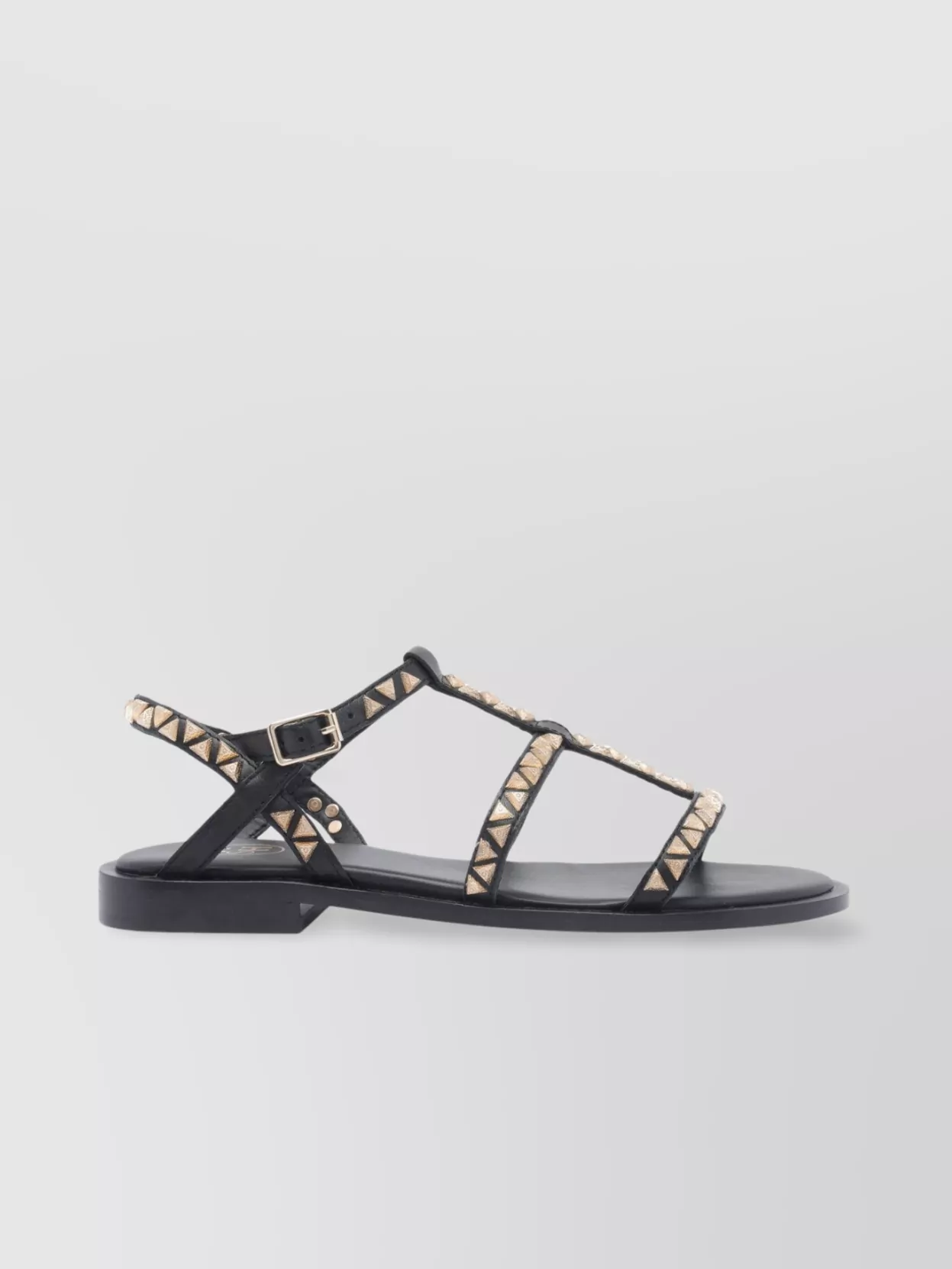 Ash Studded Leather Strappy Sandals