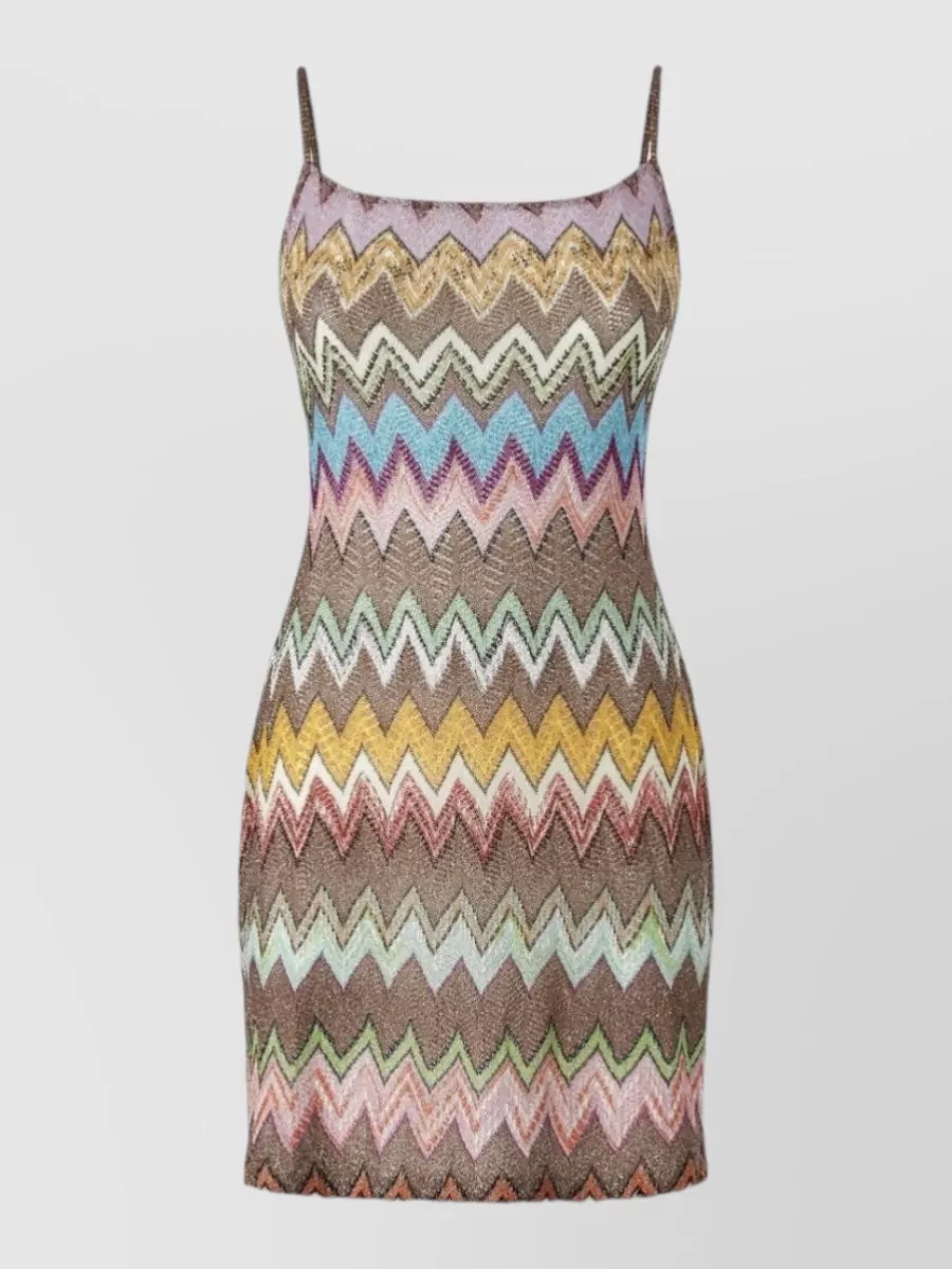 Missoni Zigzag Sleeveless Short Beach Dress
