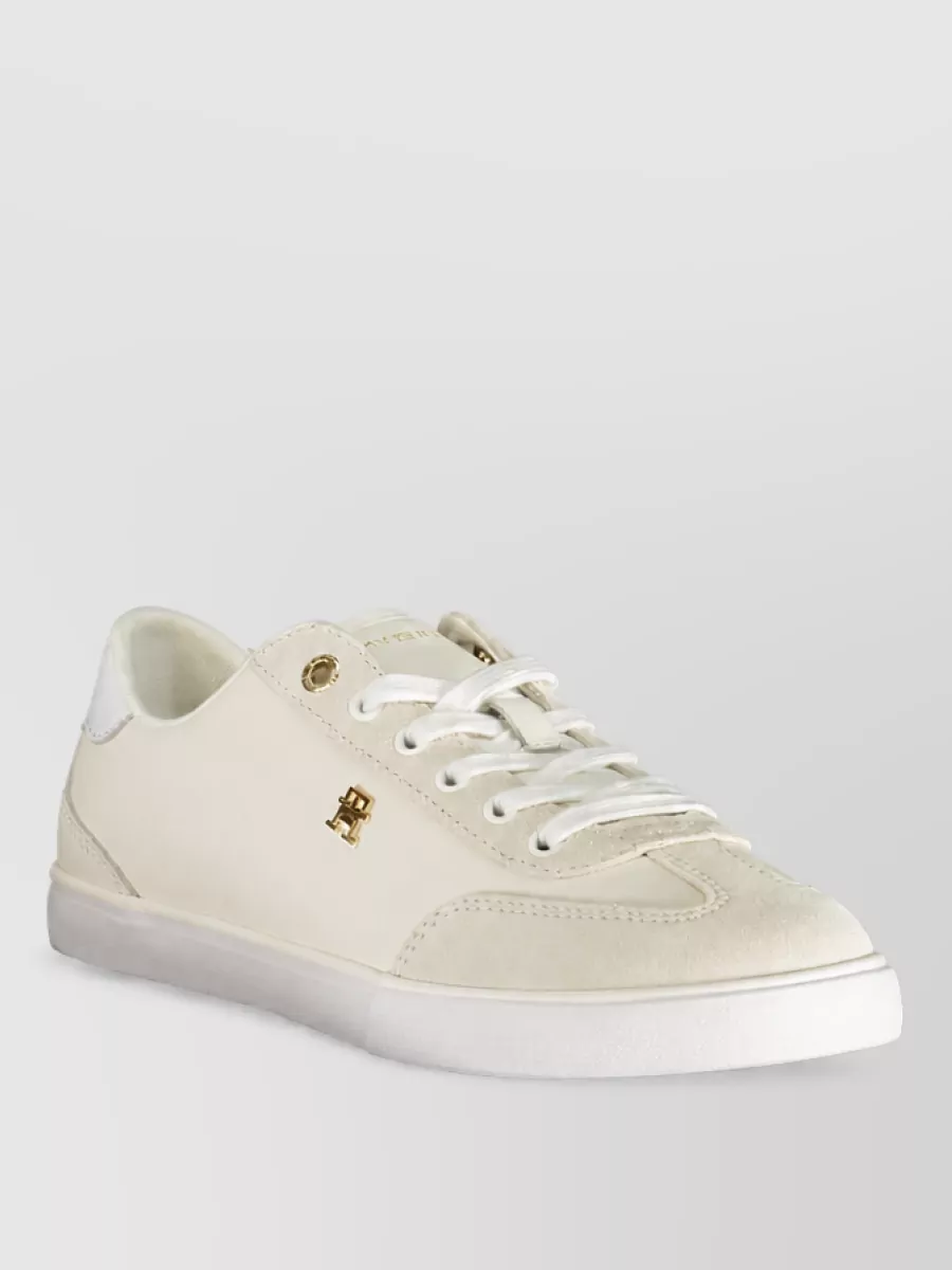 Tommy Hilfiger polyester lace-up sneakers