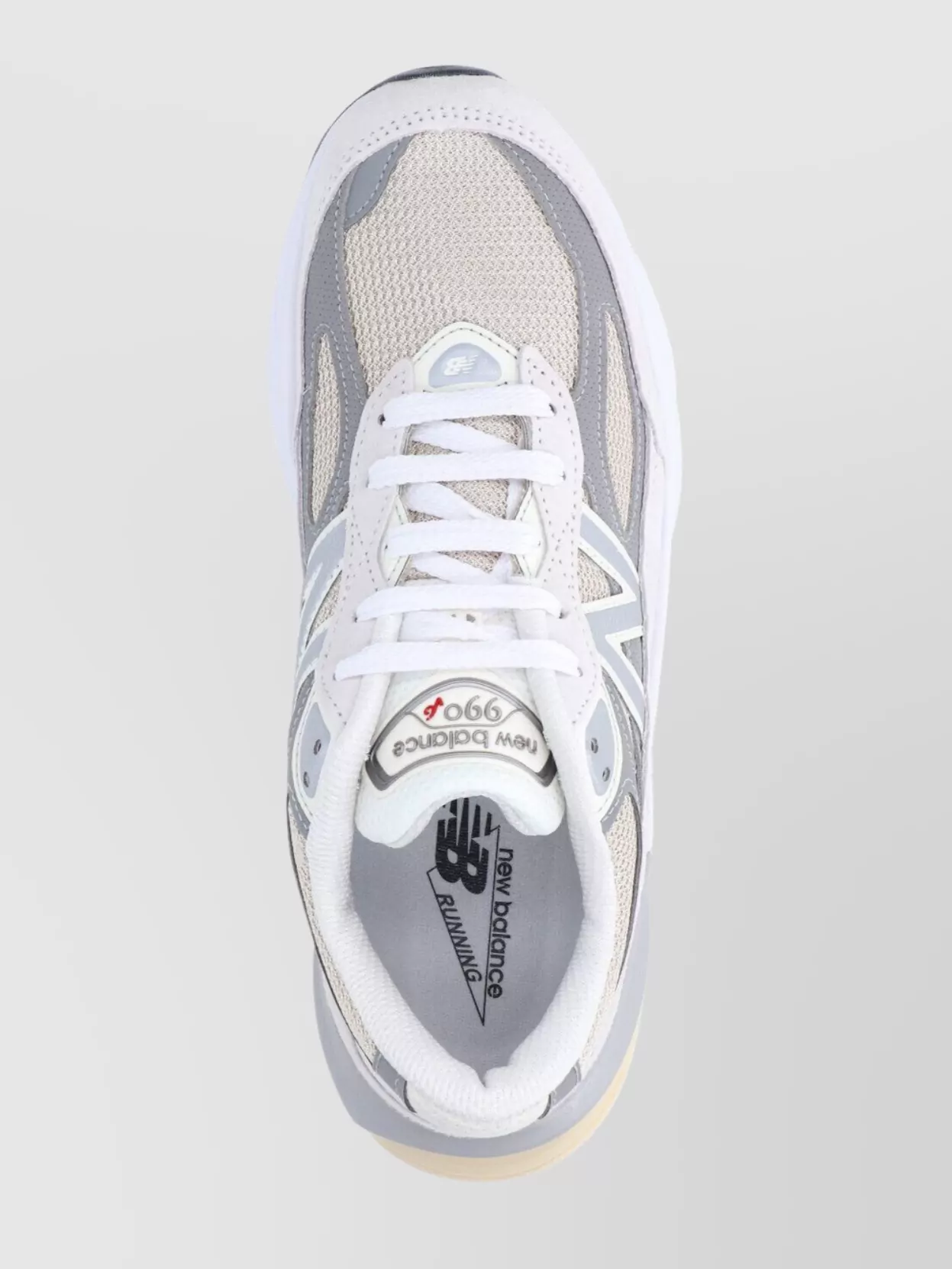 New Balance Low Top Sneakers With Mesh Upper And Rubber Sole In White