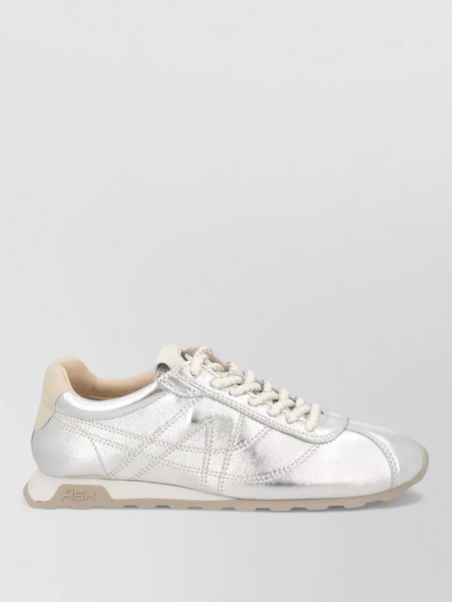 Ash Leather Low-Top Sneakers