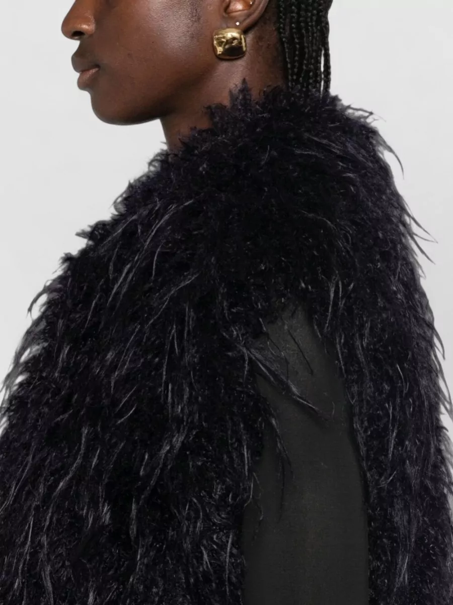 Forte Forte Feather-Effect Sleeveless Jacket
