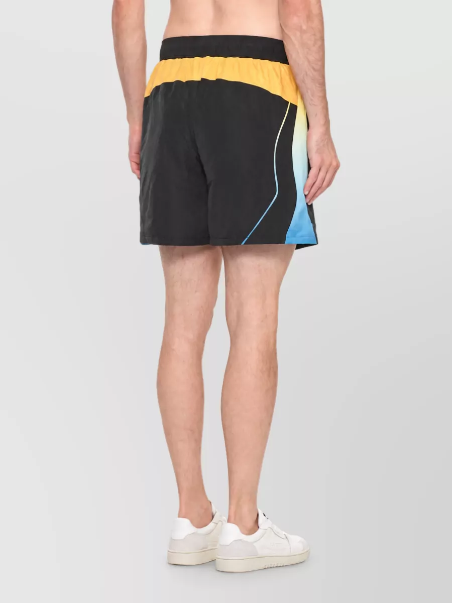 Casablanca Polyester Football Swimming Trunks