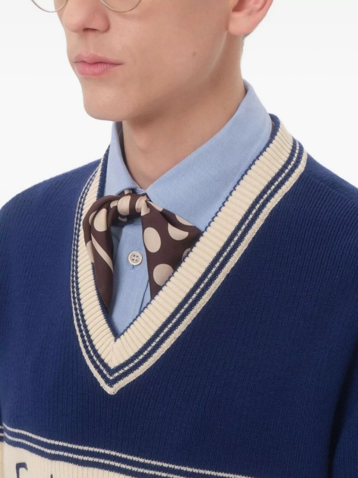 Valentino Garavani Cotton And Wool Beanie With Embroidered Lettering