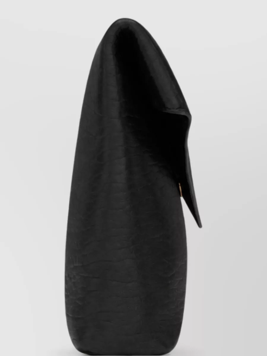 Saint Laurent Cassandre Large Leather Clutch Bag