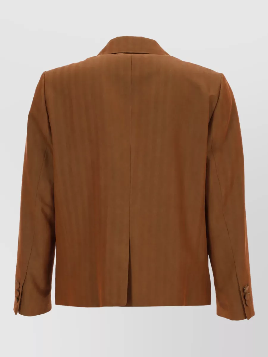 Dries Van Noten Wool Single-Breasted Suit Jacket