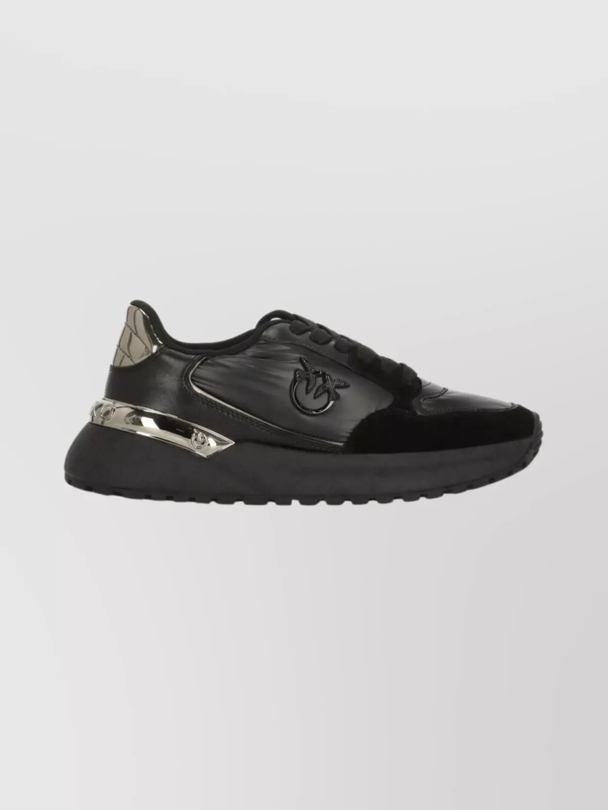 Pinko Women's Suede Leather Low Top Sneakers