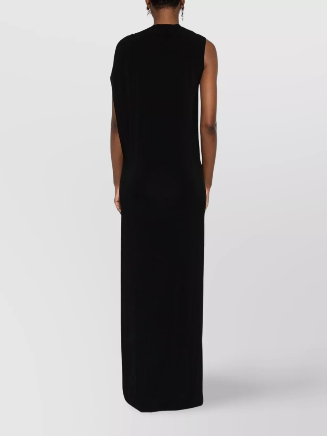 Jean Paul Gaultier Asymmetric One Shoulder Maxi Dress