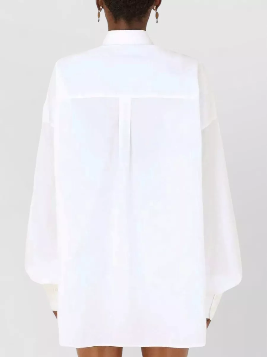 Dolce&Gabbana Lace Trim Long Sleeve Shirt