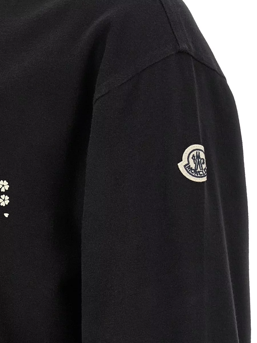 Moncler Genius Cotton Printed Long Sleeve T Shirt