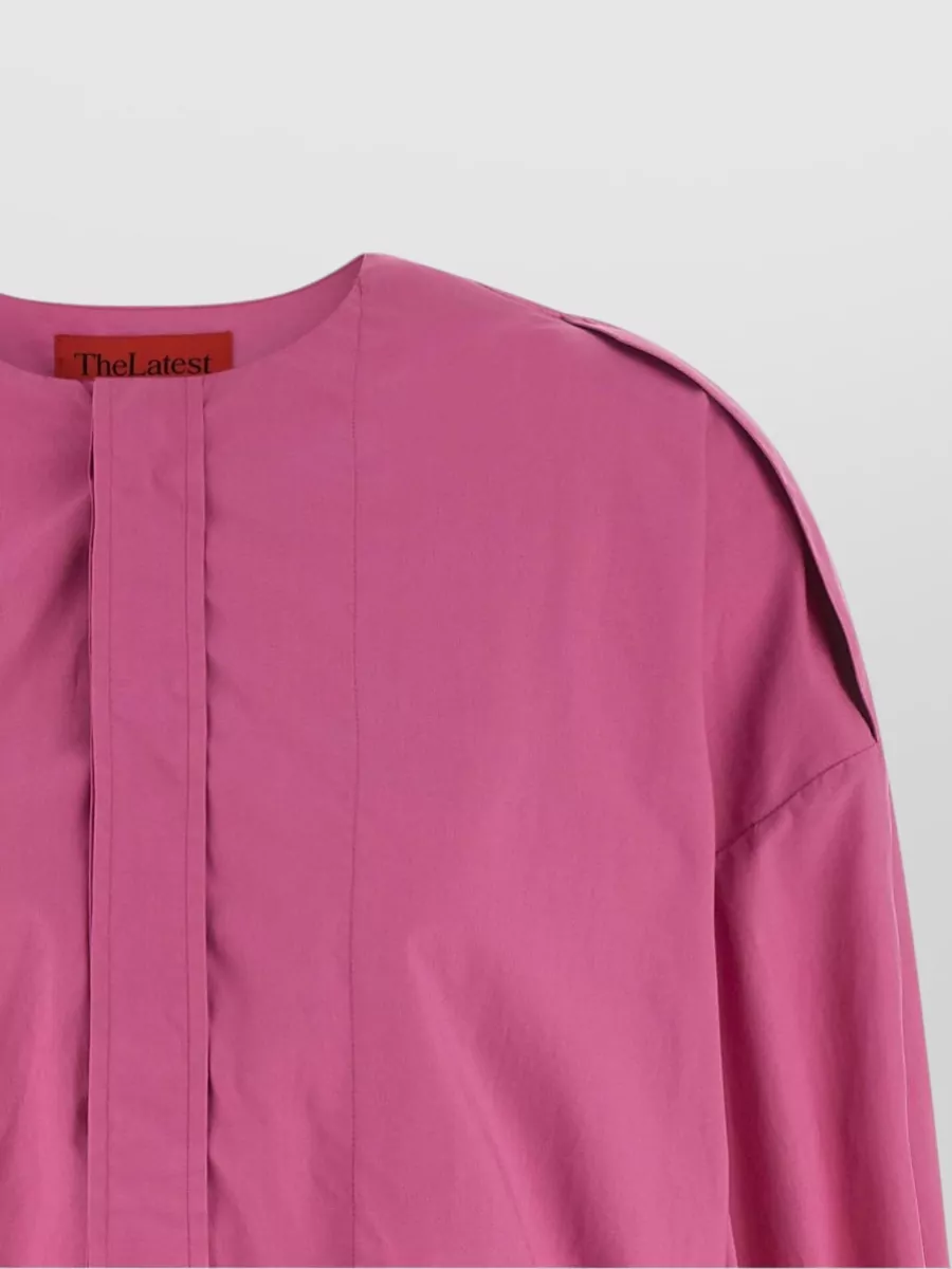 Thelatest Cotton Puff-Sleeve Blouse