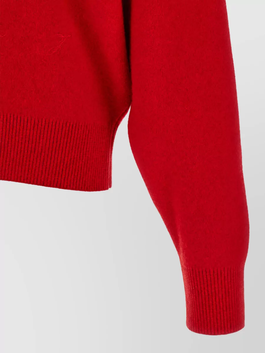 Jacquemus Cashmere-Blend Ribbed Shawl-Collar Cardigan