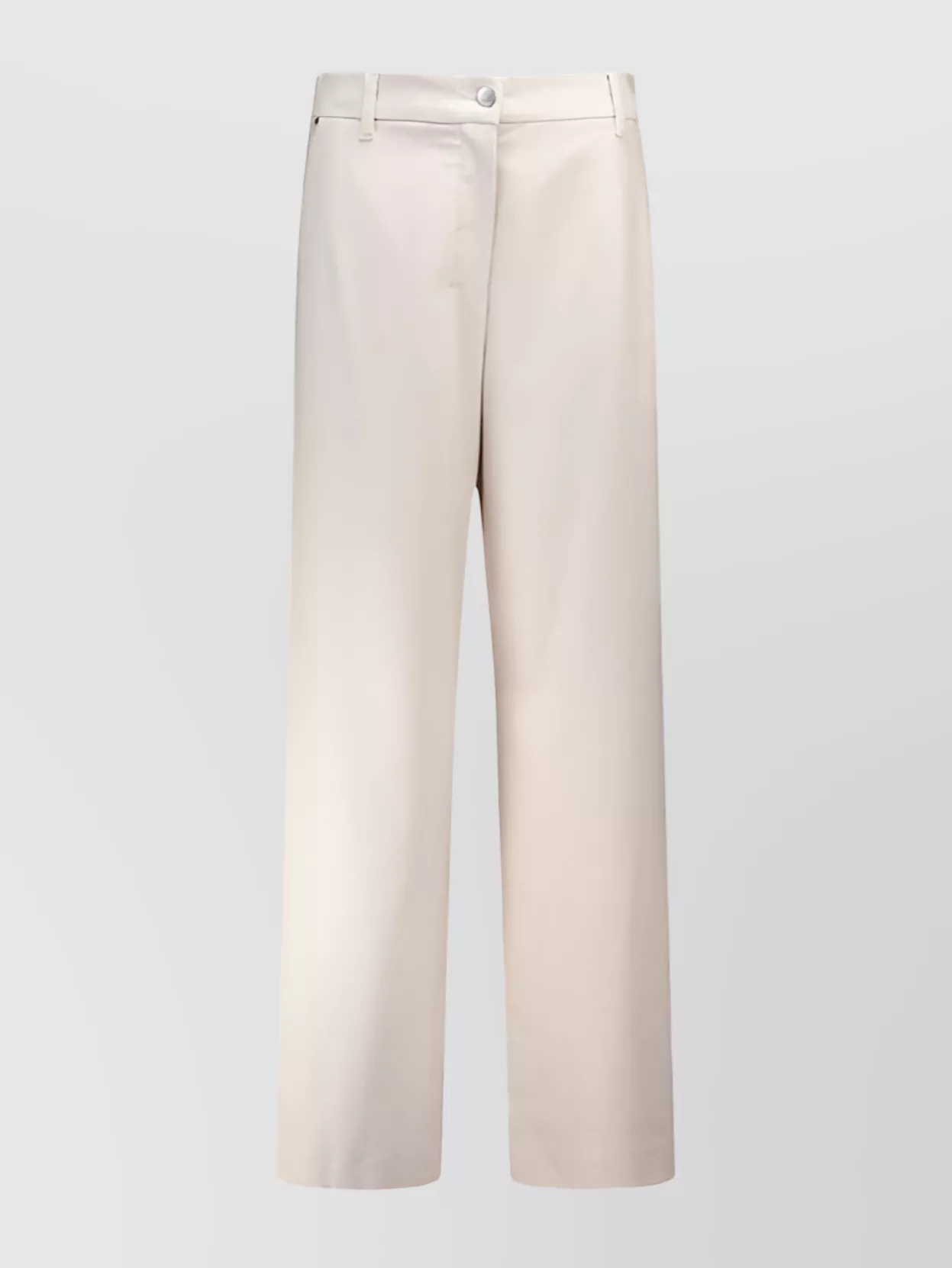 'S MAX MARA WIDE WOOL TROUSERS WITH POCKETS AND LOOPS