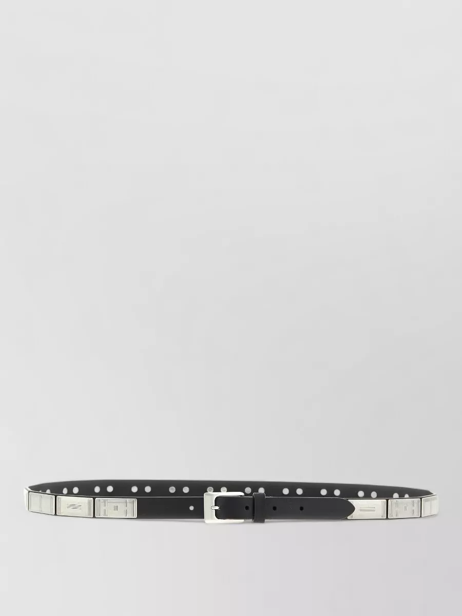 Lemaire Leather Studded Belt