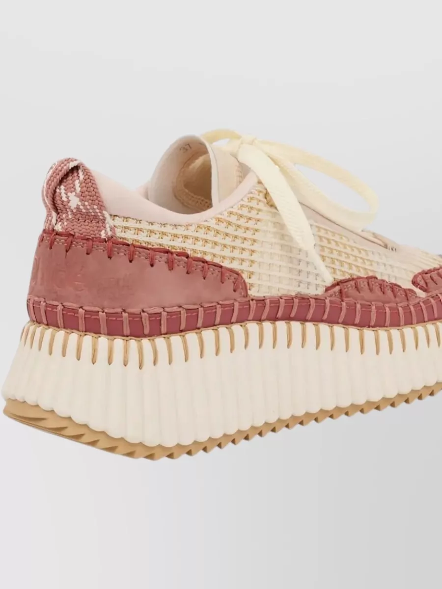 Chloé Nama Lace-Up Sneakers