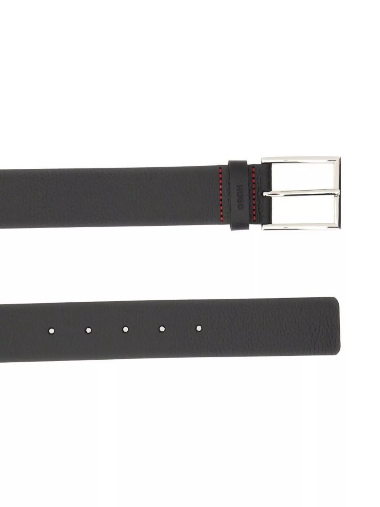 Hugo Adjustable Belt Featuring Metal Buckle