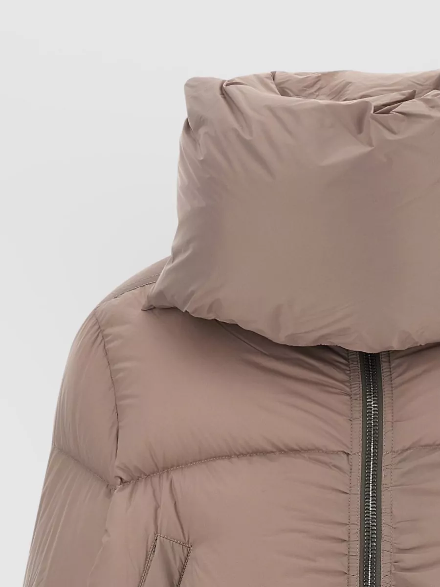 Rick Owens Down Quilted Cropped Puffer Jacket