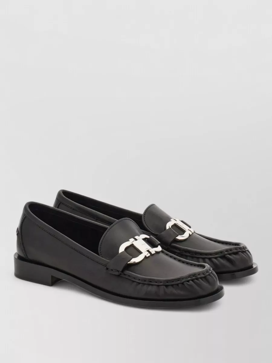 Ferragamo leather loafers