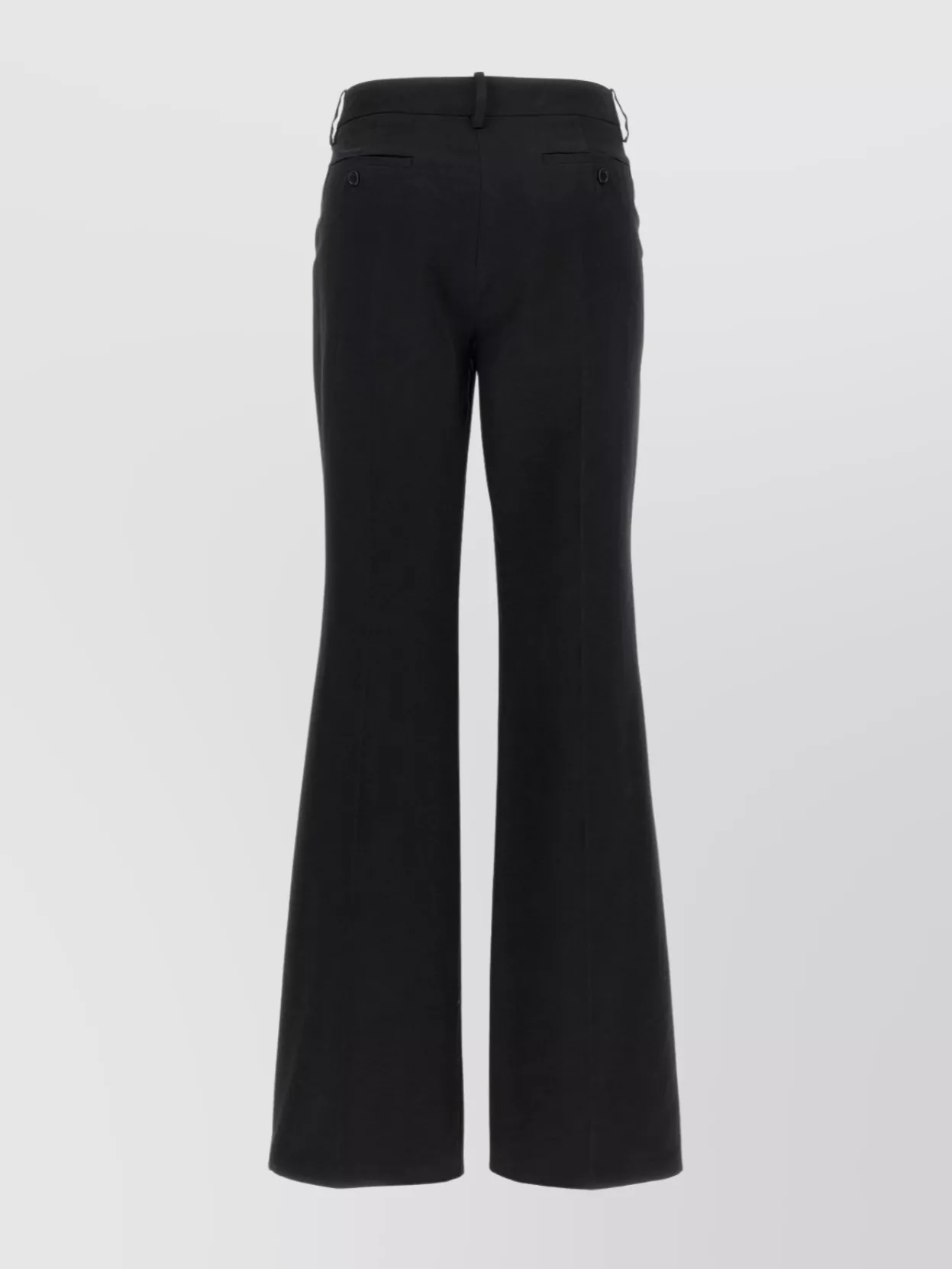 Magda Butrym Trousers Flared Leg Back Pocket