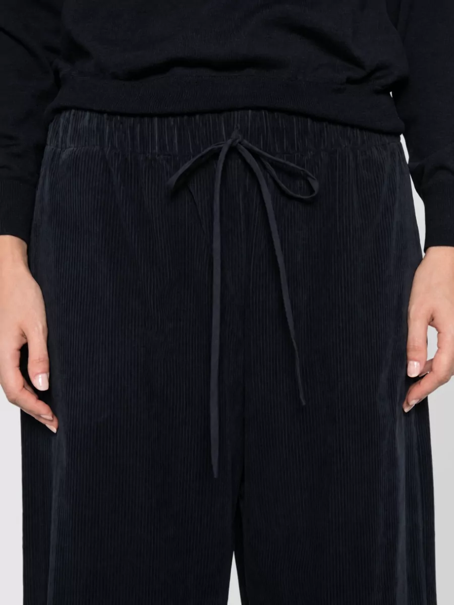 Apuntob Corduroy Wide-Leg Trousers