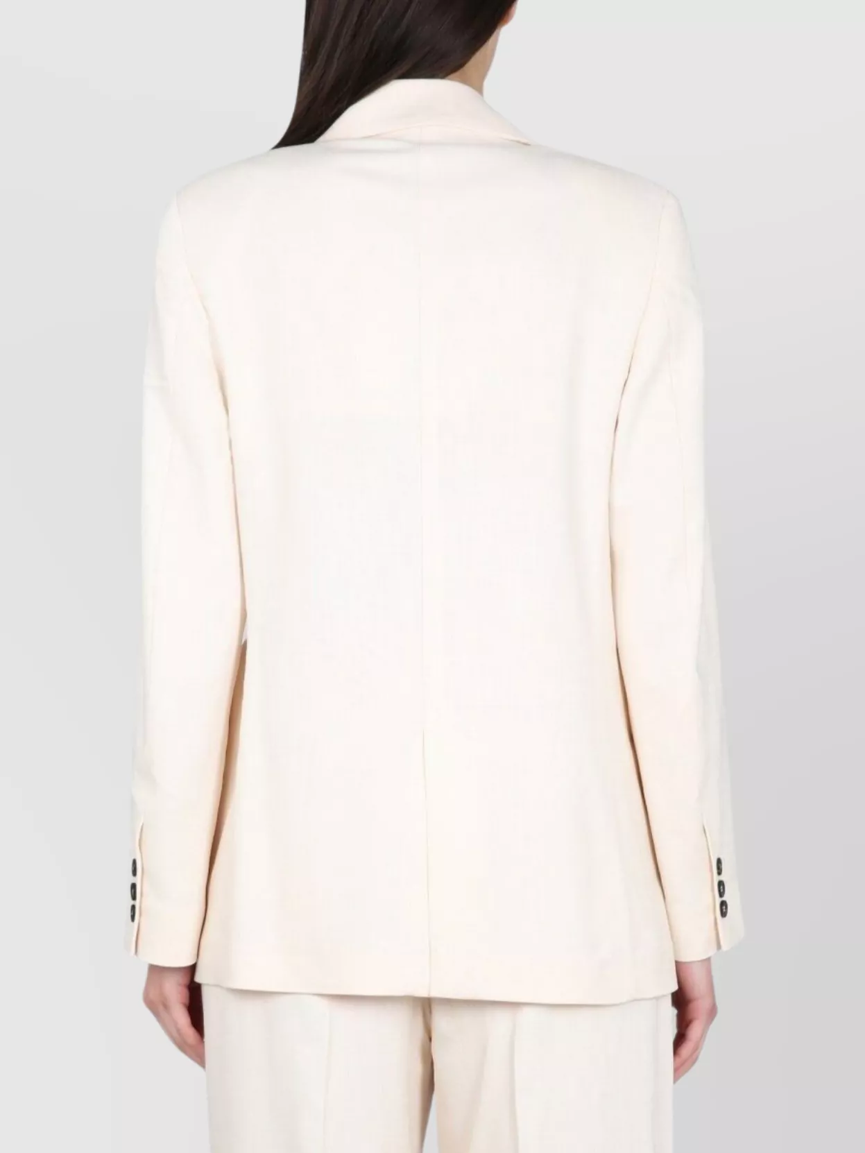 Msgm Flap Pockets Lapels Single-Breasted Tie Detail
