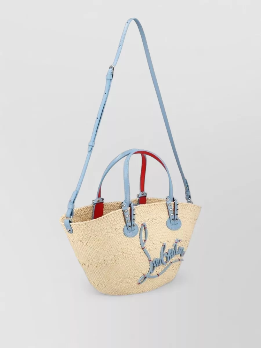 Christian Louboutin Cabata Mini Raffia Tote Bag