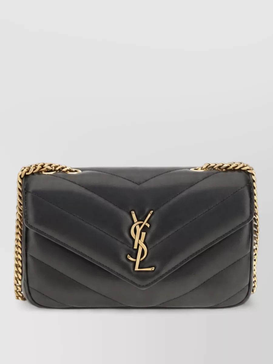 Saint Laurent Na Lamb Leather Clutch Bag