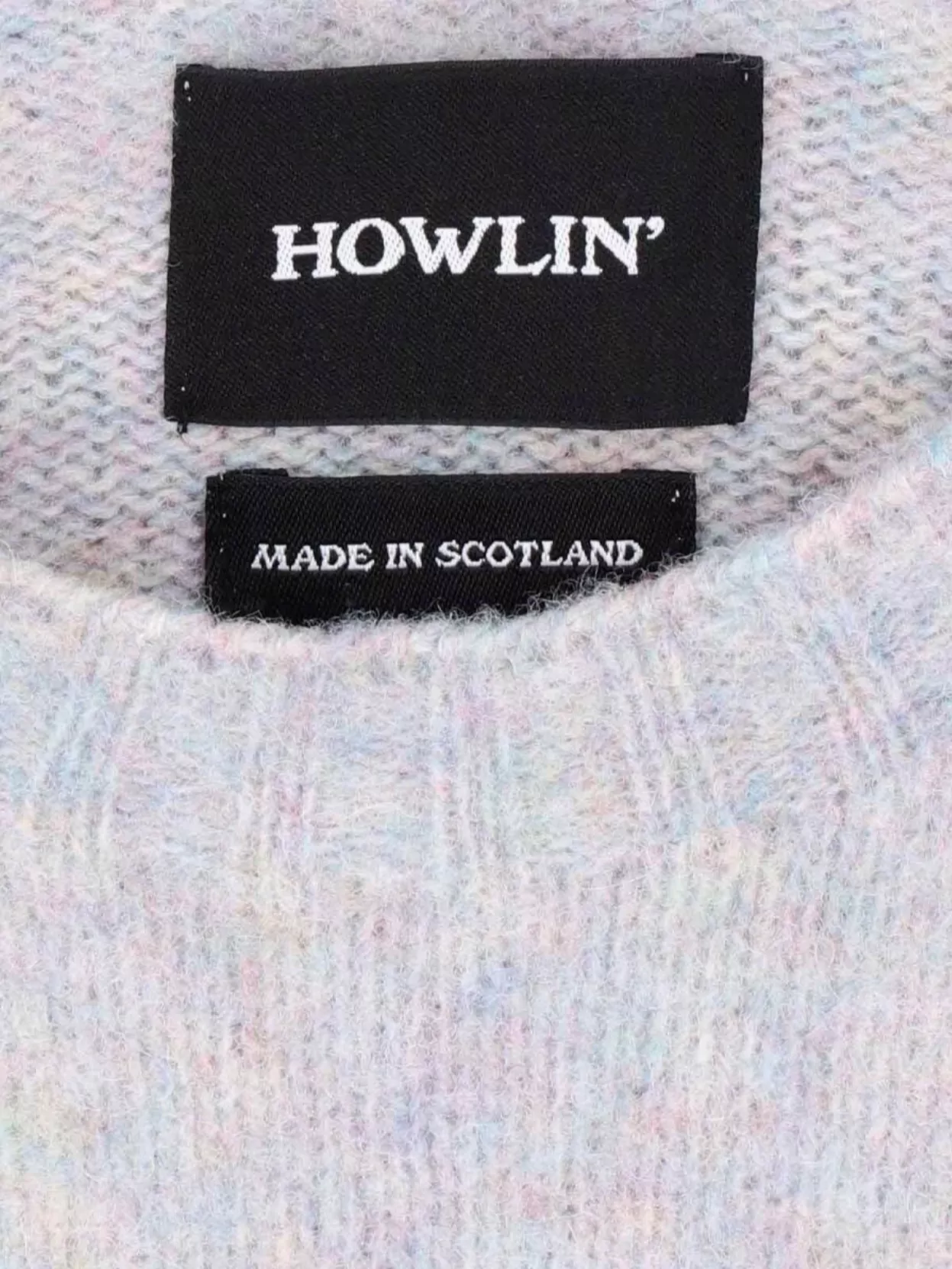 Howlin Soft Texture Crew Neck Long Sleeve Sweater