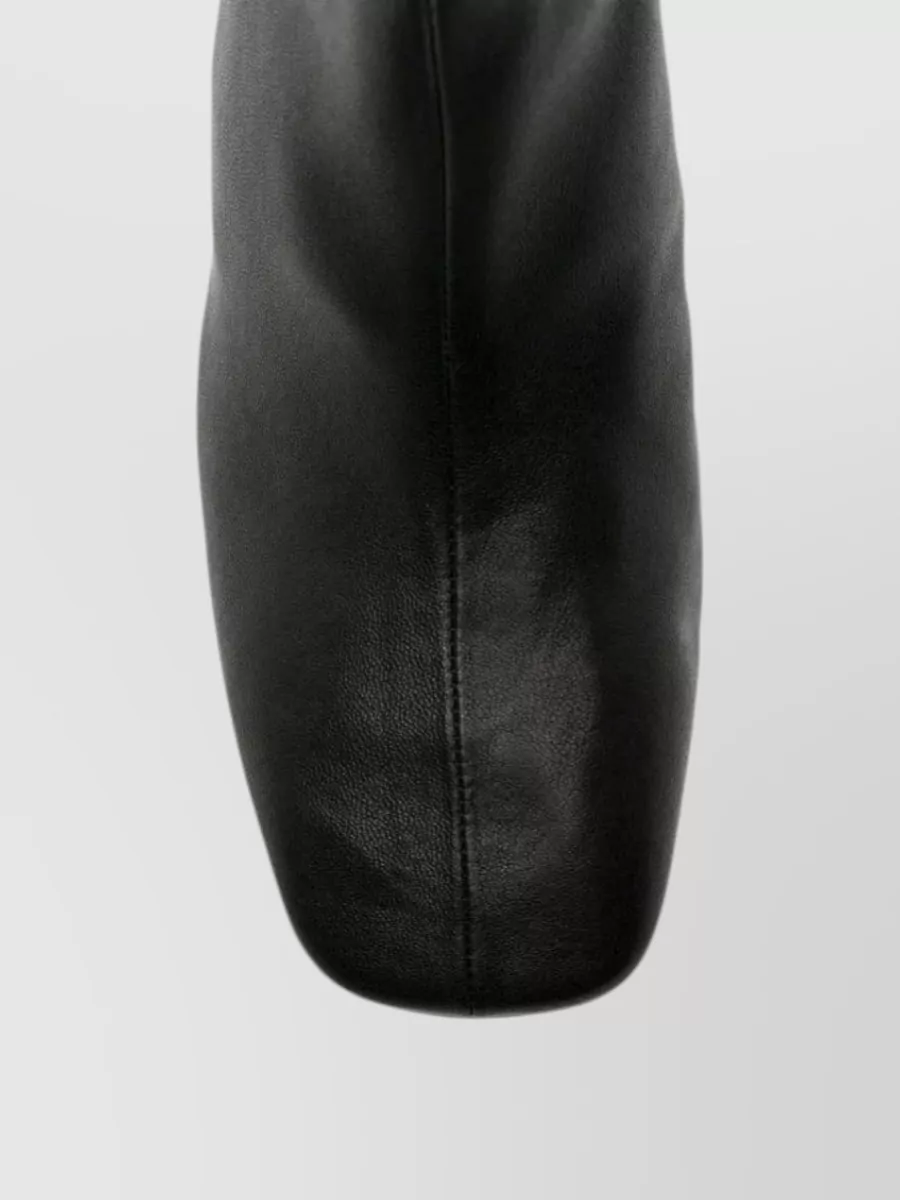 Dries Van Noten Leather Heeled Ankle Boots