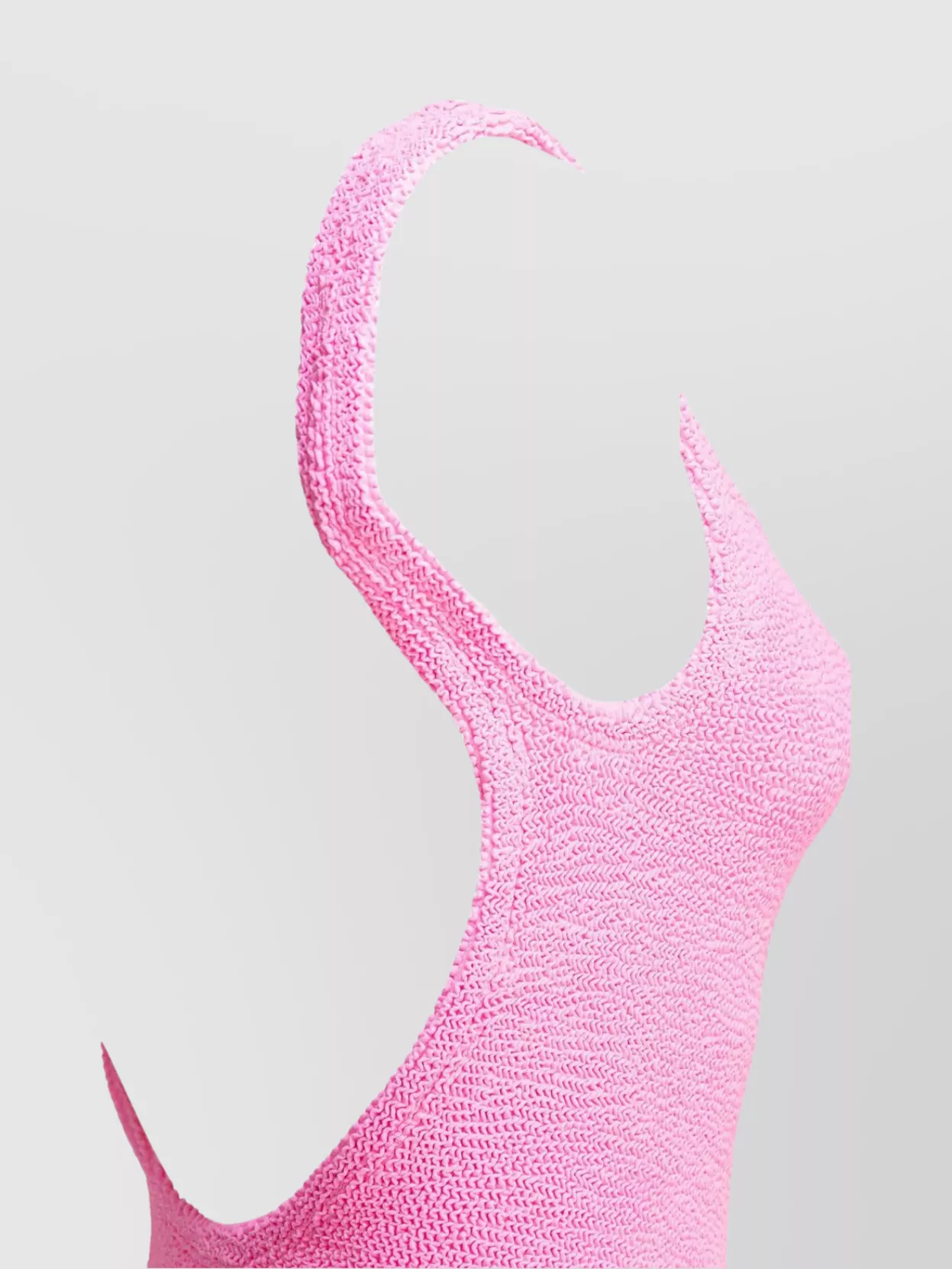 Hunza G Classic Square Neck One Piece In Pink