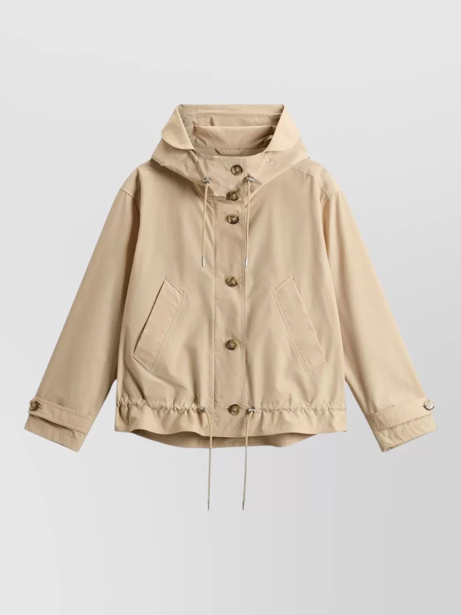 Woolrich Cropped Hooded Jacket