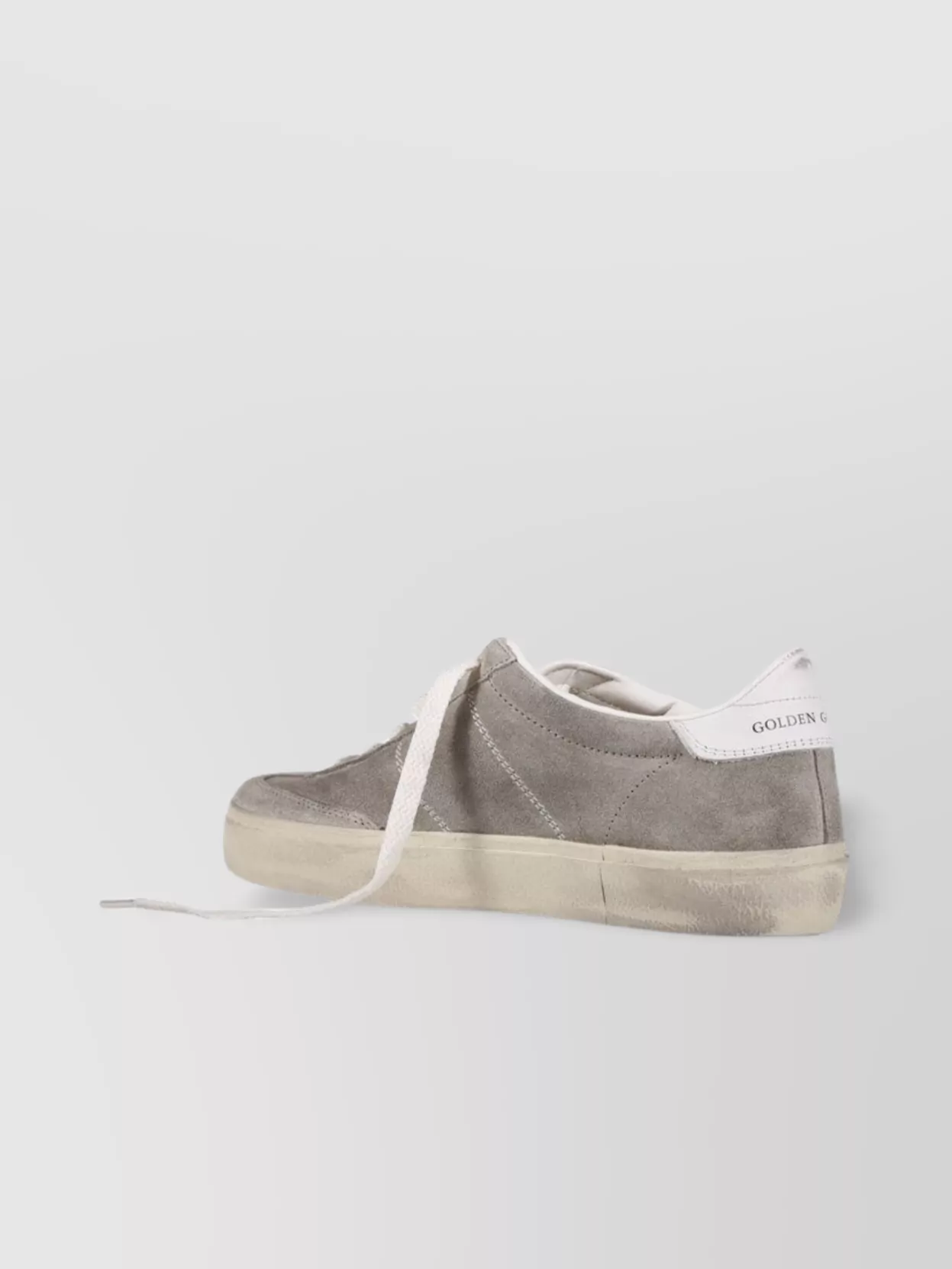 Shop Golden Goose Suede Low-top Rubber Sole Sneakers